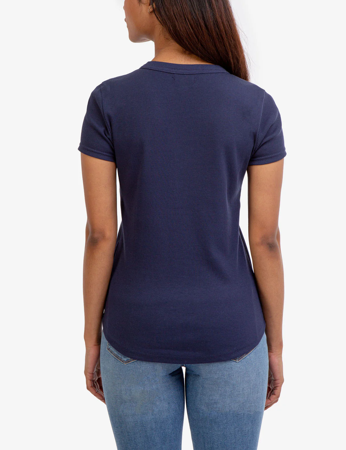 SHORT SLEEVE HEATHERED RIB HENLEY - Image 9