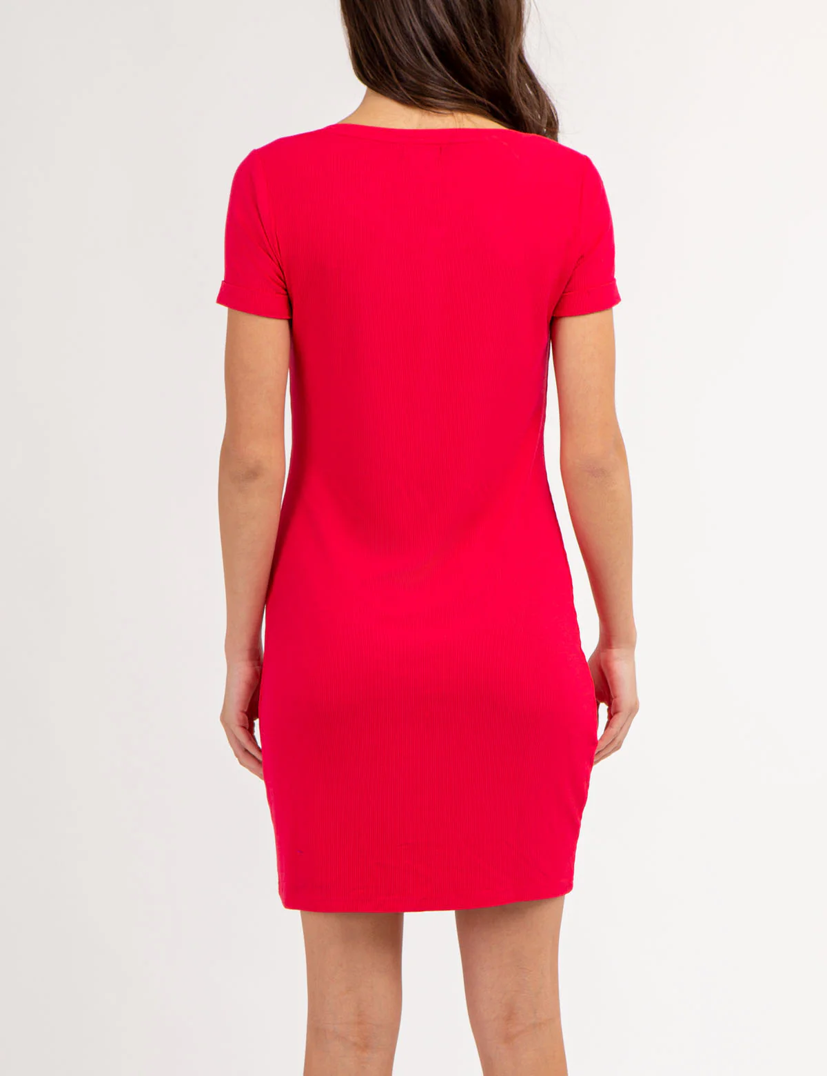 SHORT SLEEVE HENLEY DRESS - Image 4