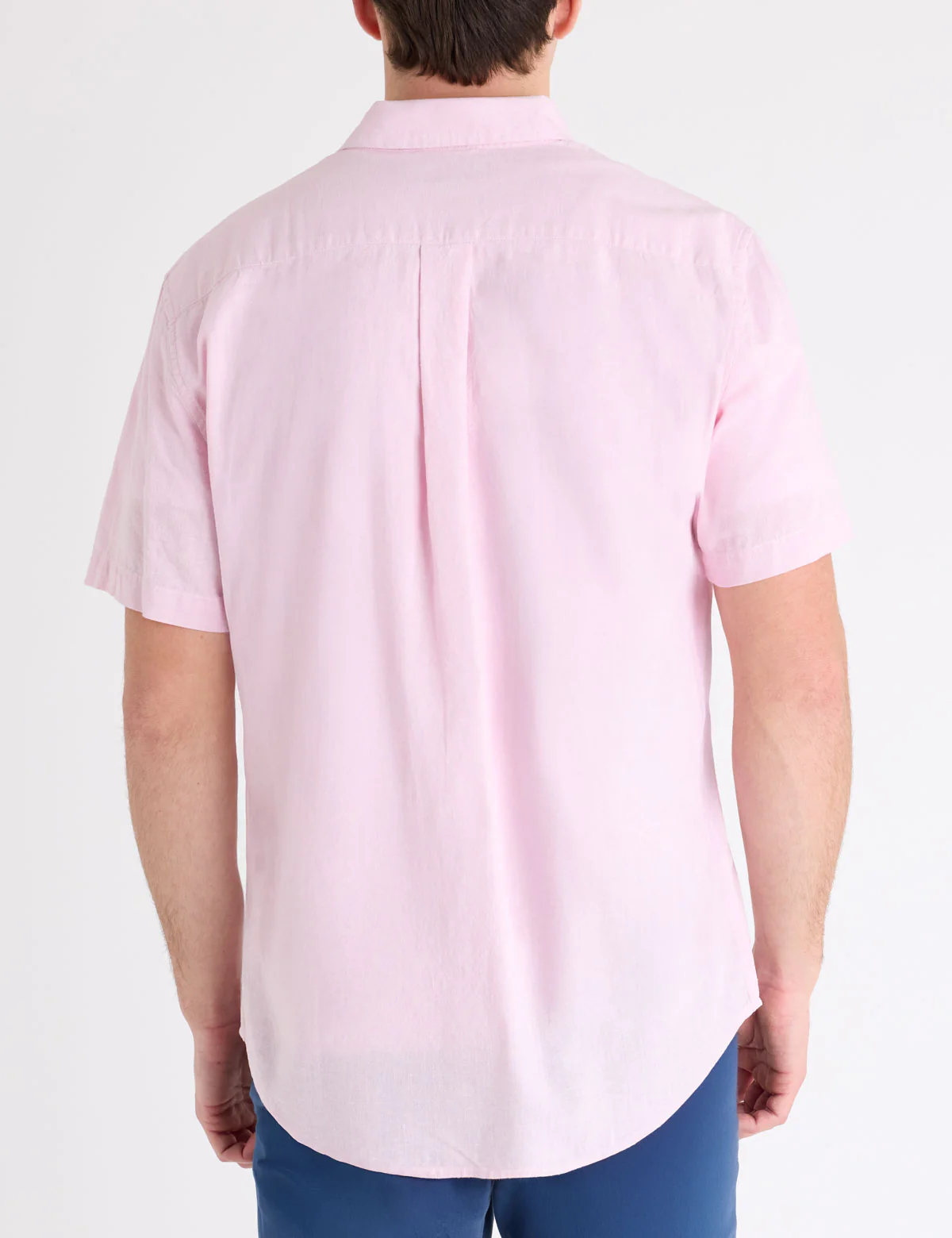 SHORT SLEEVE LINEN BLEND POCKET SHIRT - Image 4