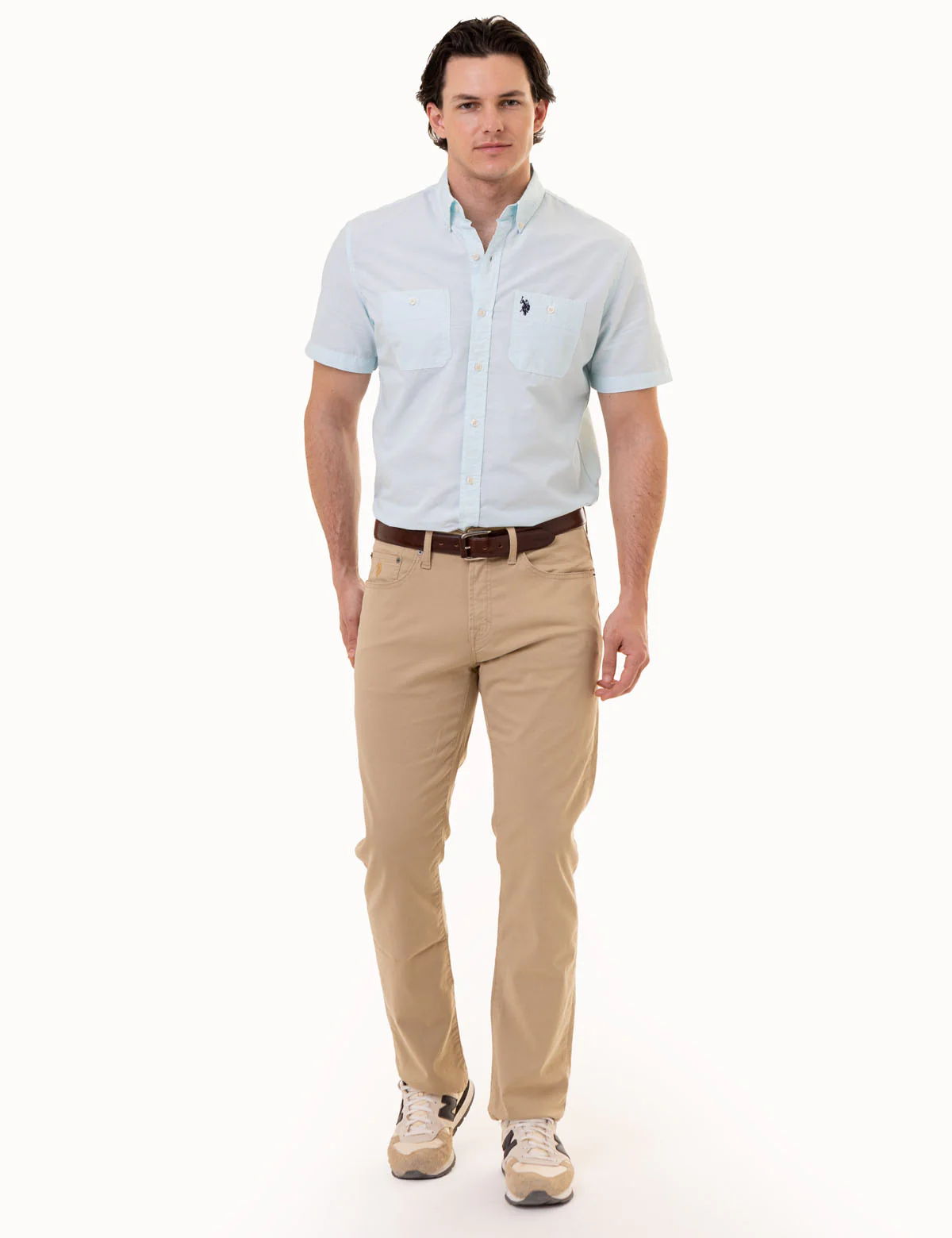 SHORT SLEEVE SLUB WOVEN SHIRT - Image 7