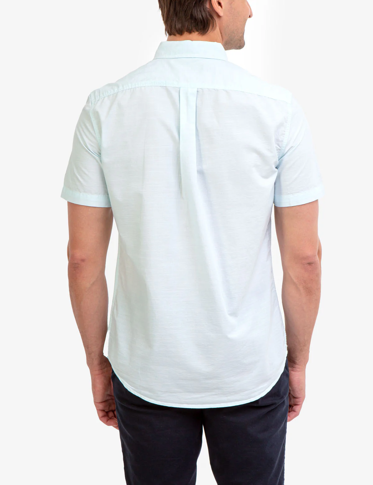 SHORT SLEEVE SLUB WOVEN SHIRT - Image 10