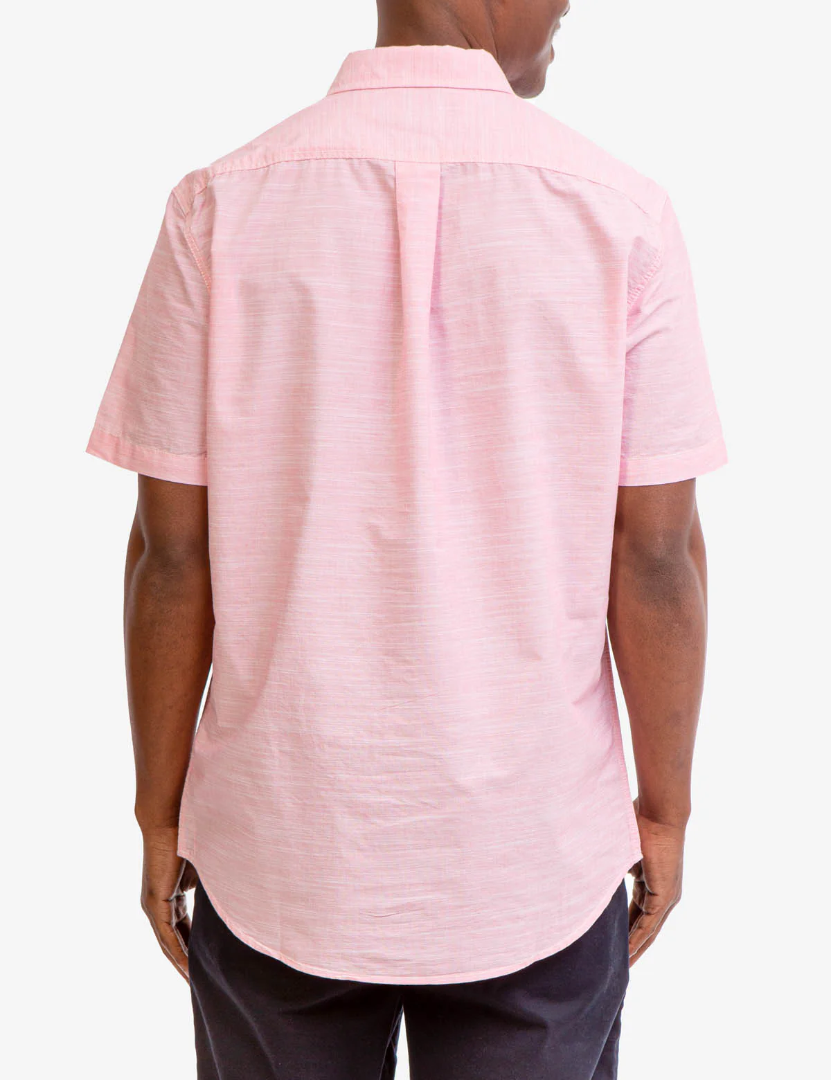 SHORT SLEEVE SLUB WOVEN SHIRT - Image 4