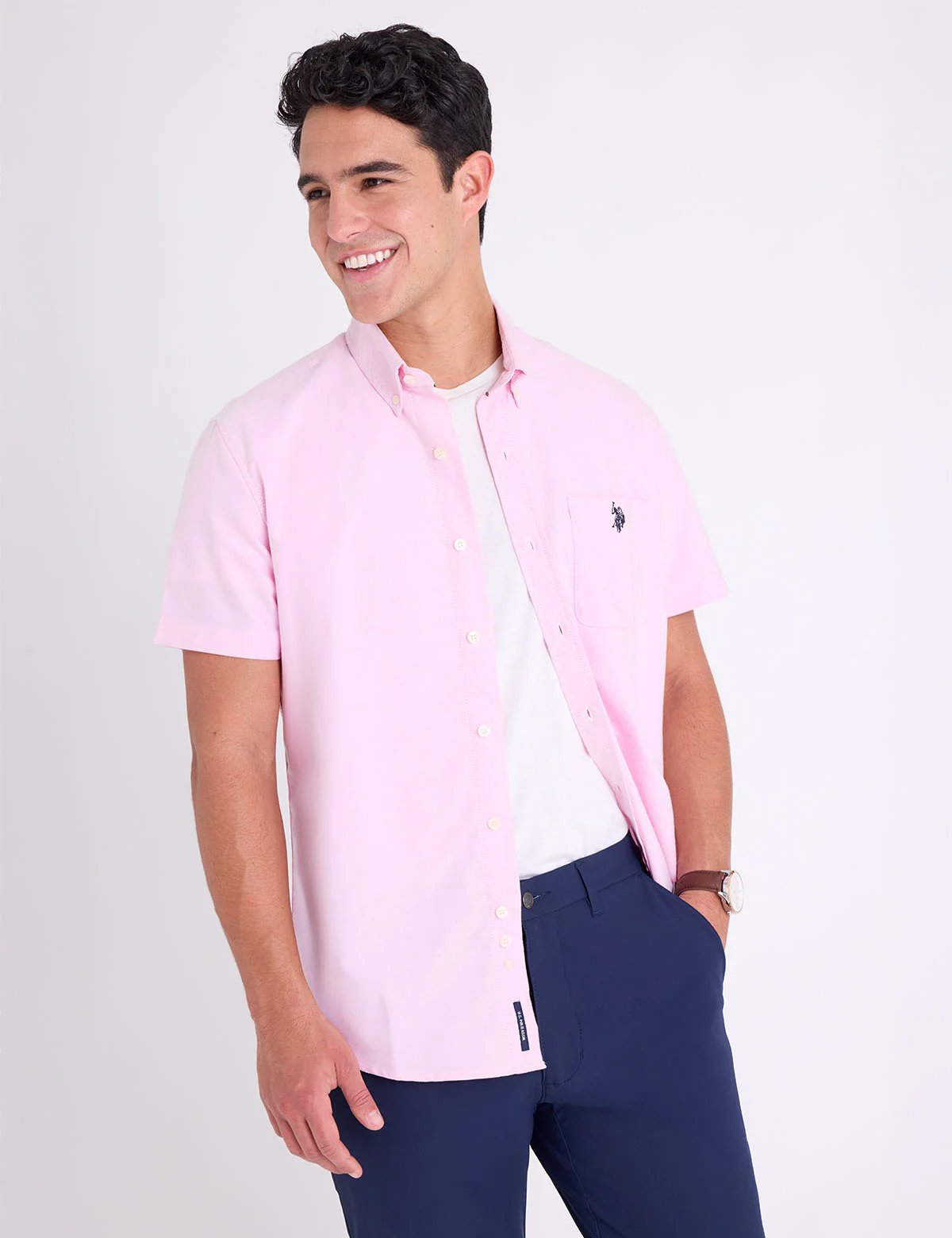 SHORT SLEEVE STRETCH OXFORD SHIRT - Image 10