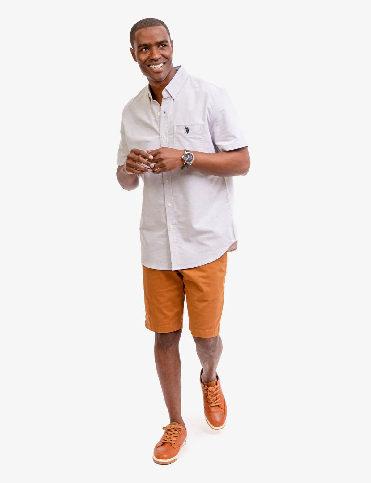 SHORT SLEEVE STRETCH OXFORD SHIRT - Image 15