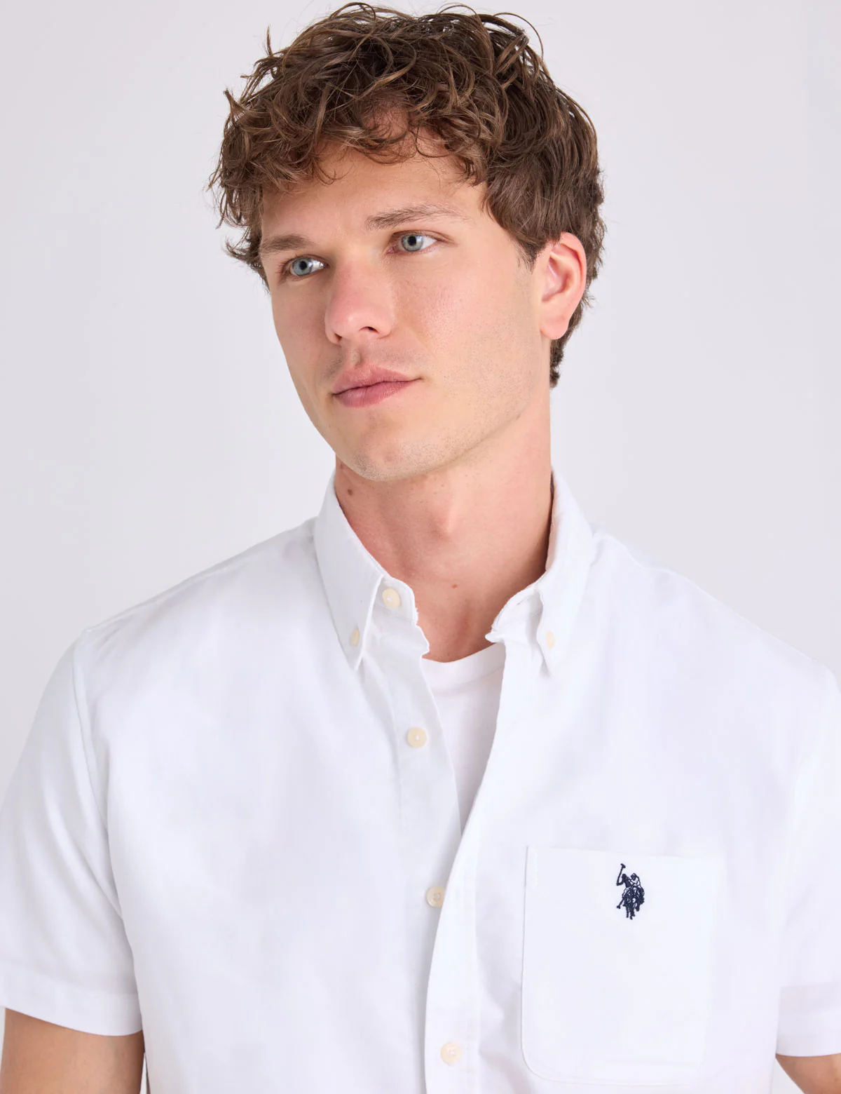 SHORT SLEEVE STRETCH OXFORD SHIRT - Image 3