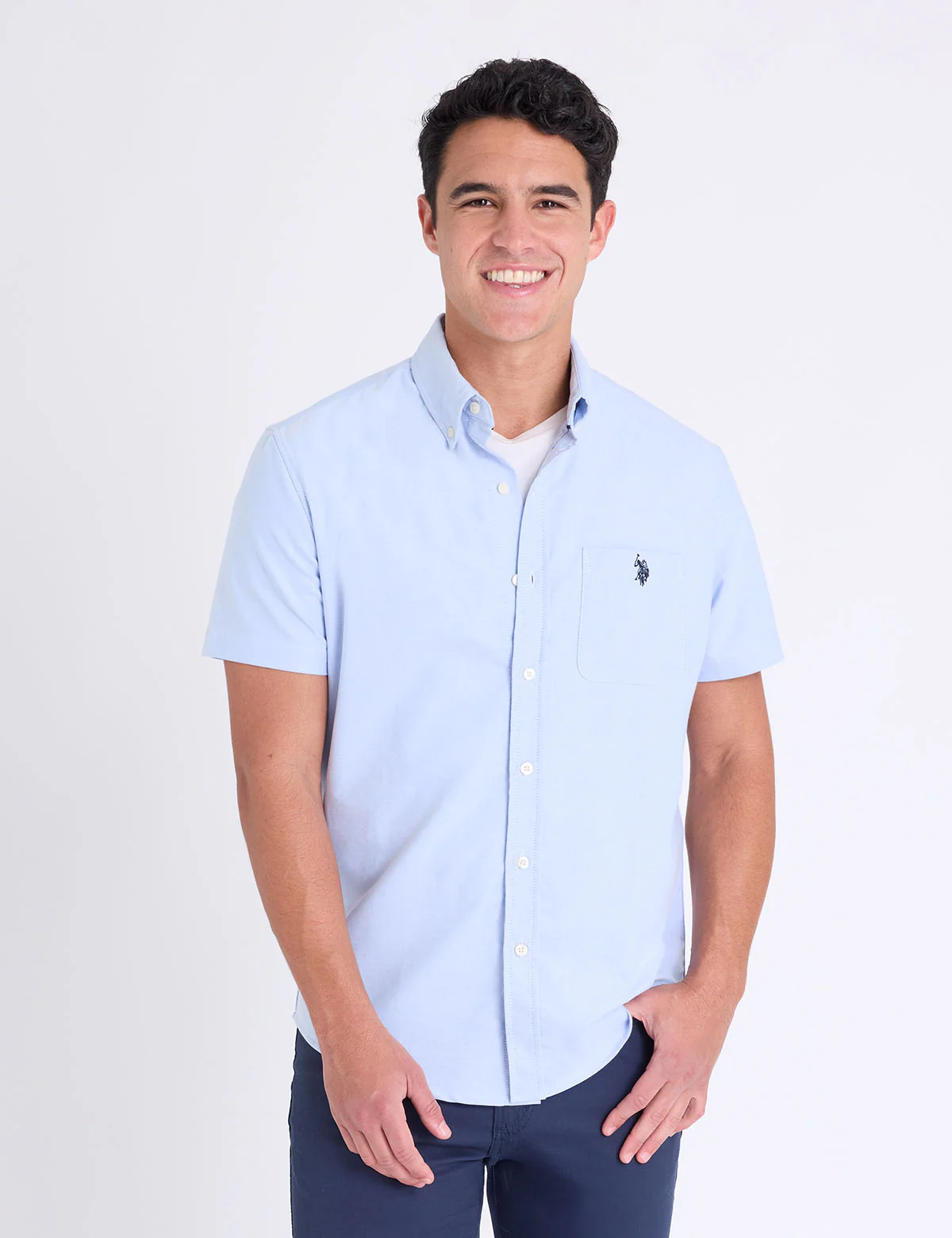 SHORT SLEEVE STRETCH OXFORD SHIRT - Image 6