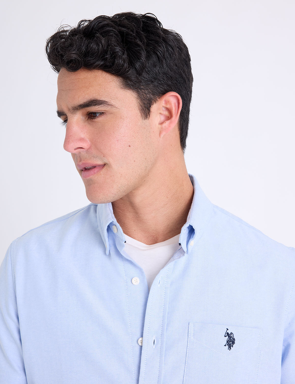 SHORT SLEEVE STRETCH OXFORD SHIRT - Image 7