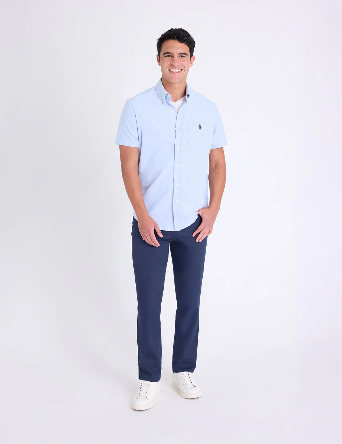 SHORT SLEEVE STRETCH OXFORD SHIRT - Image 8