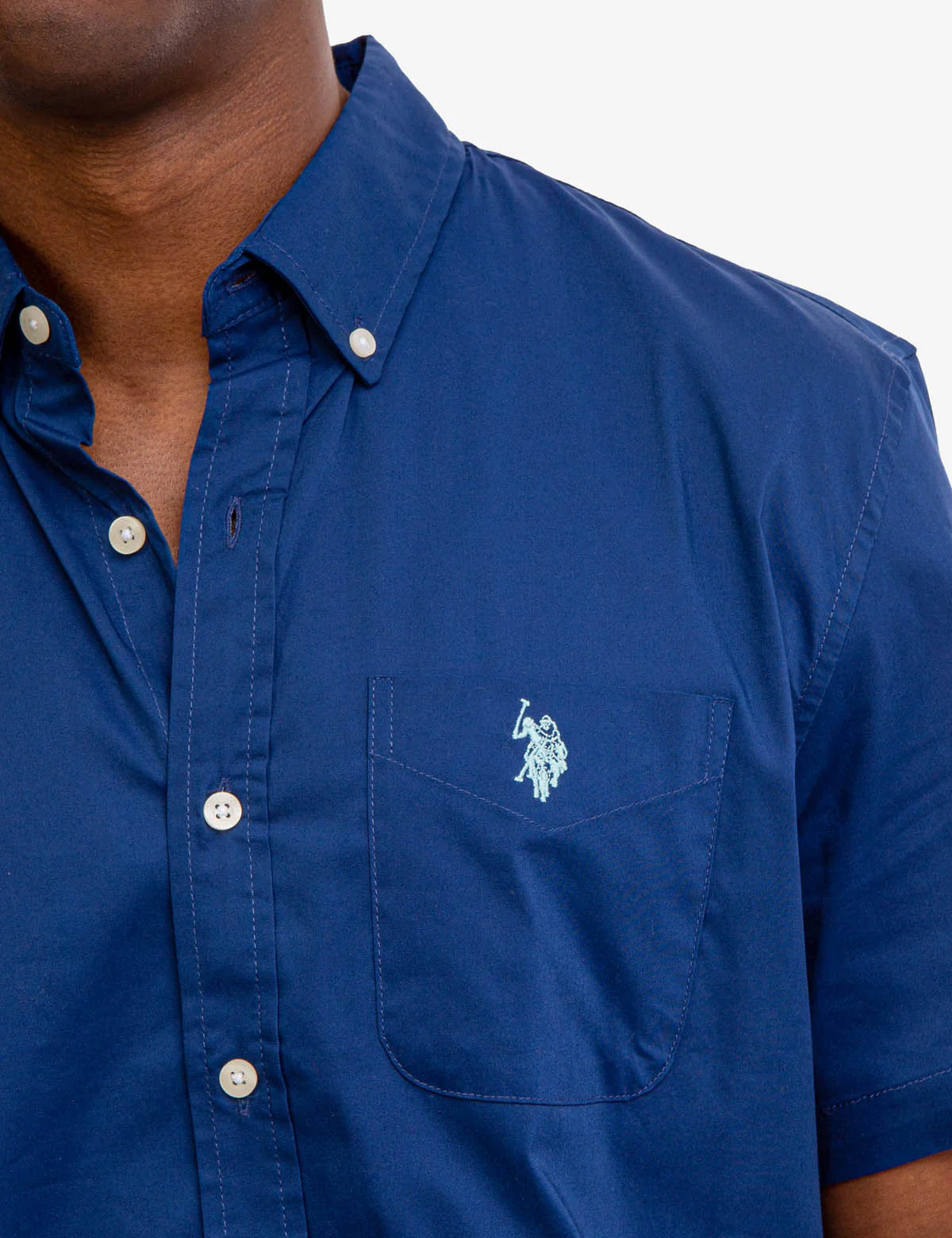 SHORT SLEEVE STRETCH POPLIN SHIRT - Image 15