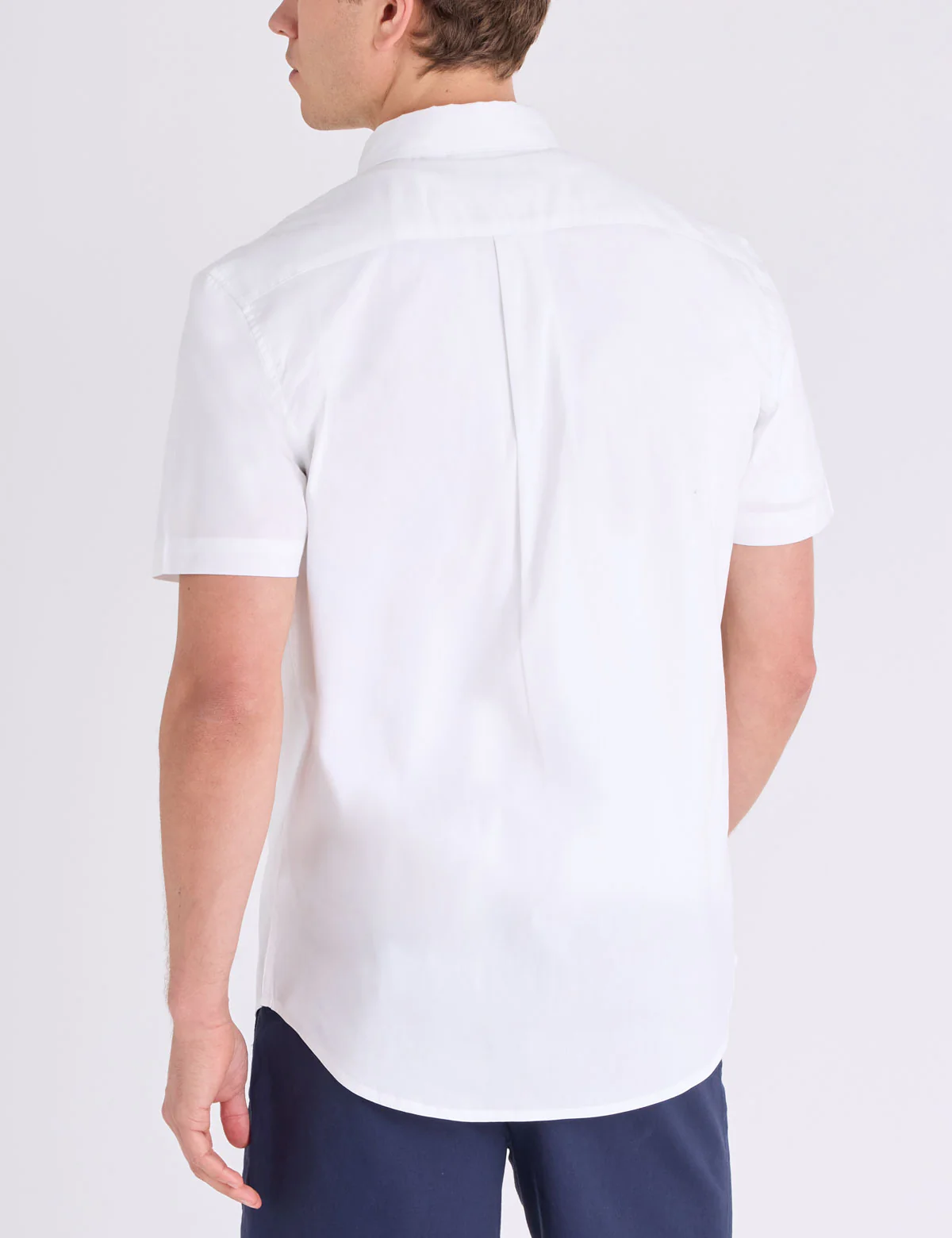 SHORT SLEEVE STRETCH POPLIN SHIRT - Image 5