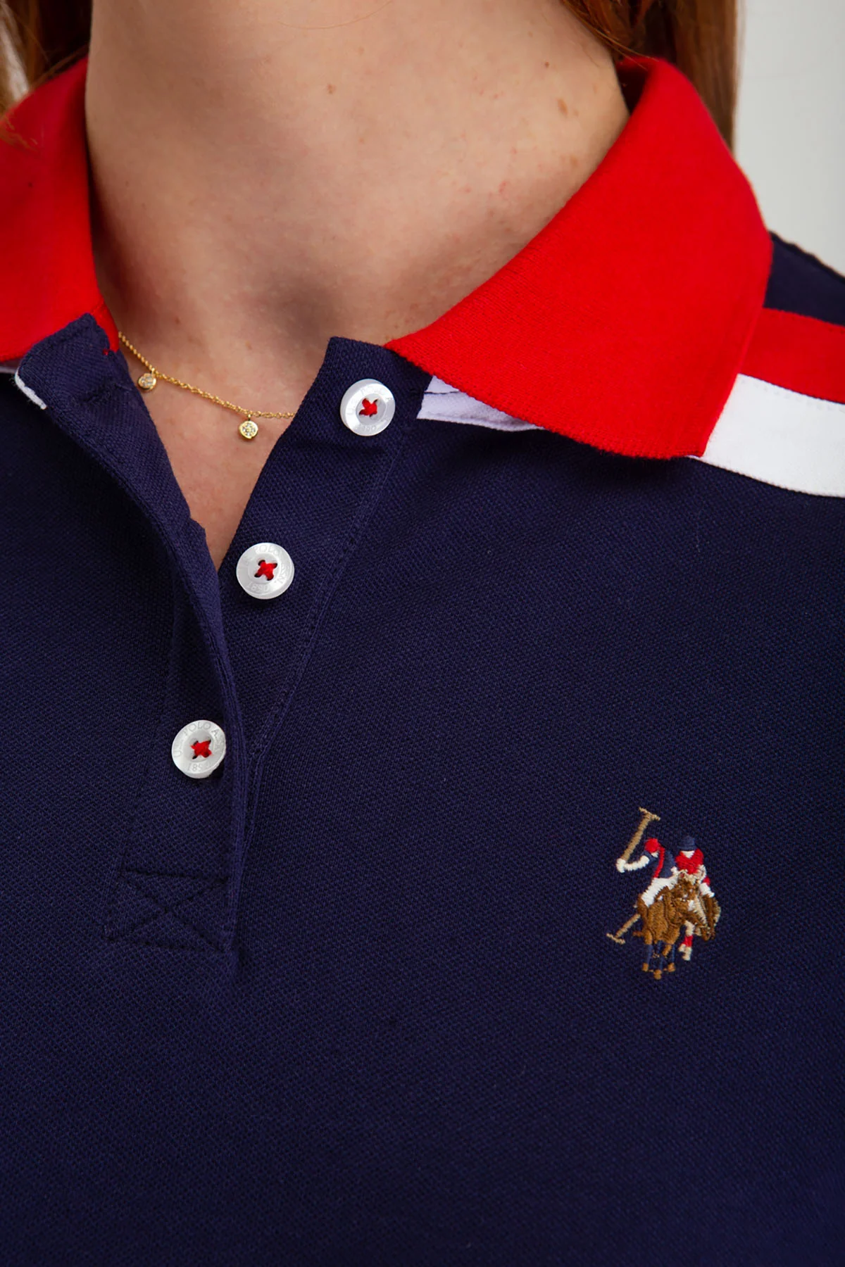 SHOULDER STRIPED POLO SHIRT - Image 11