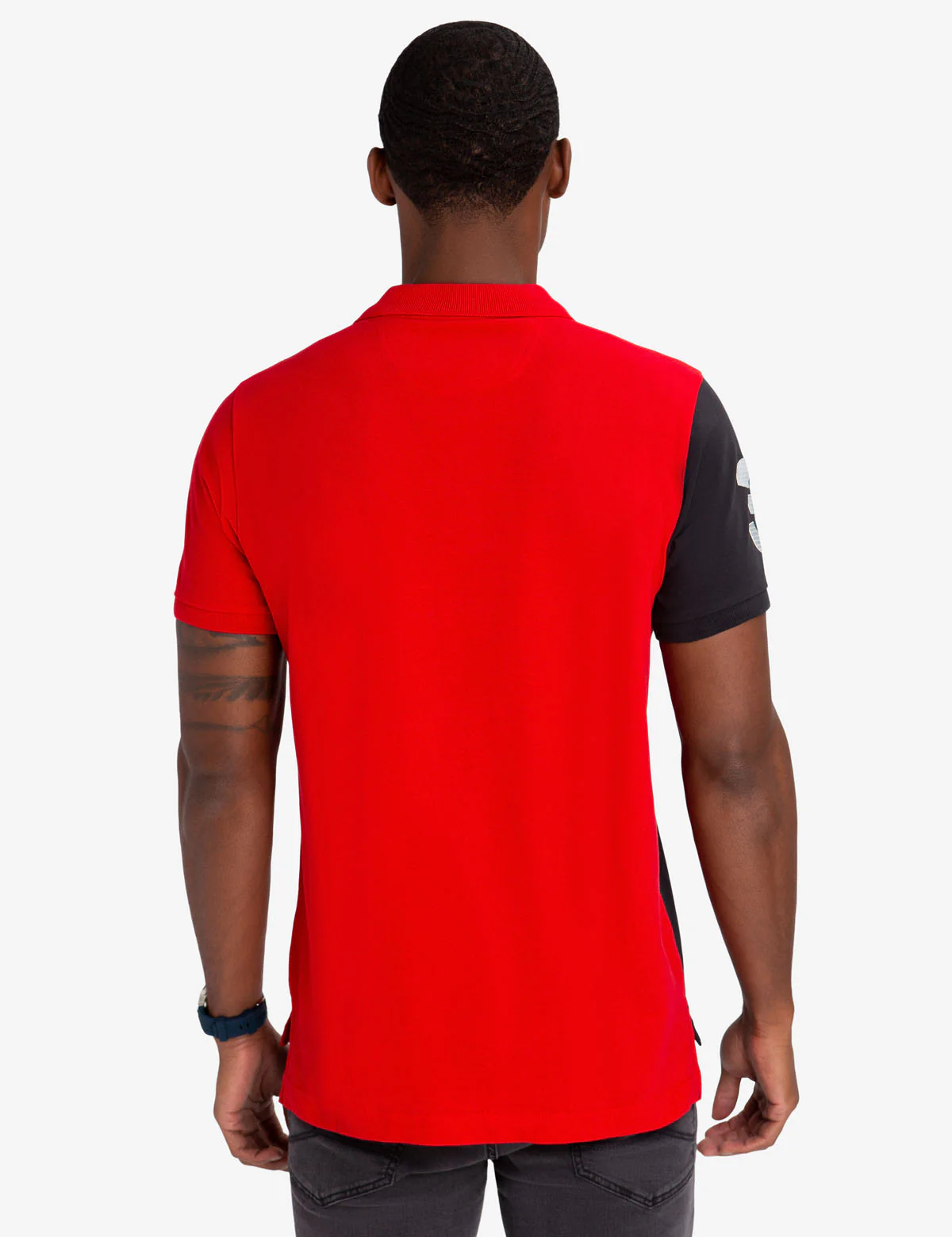 SIDE COLORBLOCK VERTICAL POLO SHIRT - Image 9