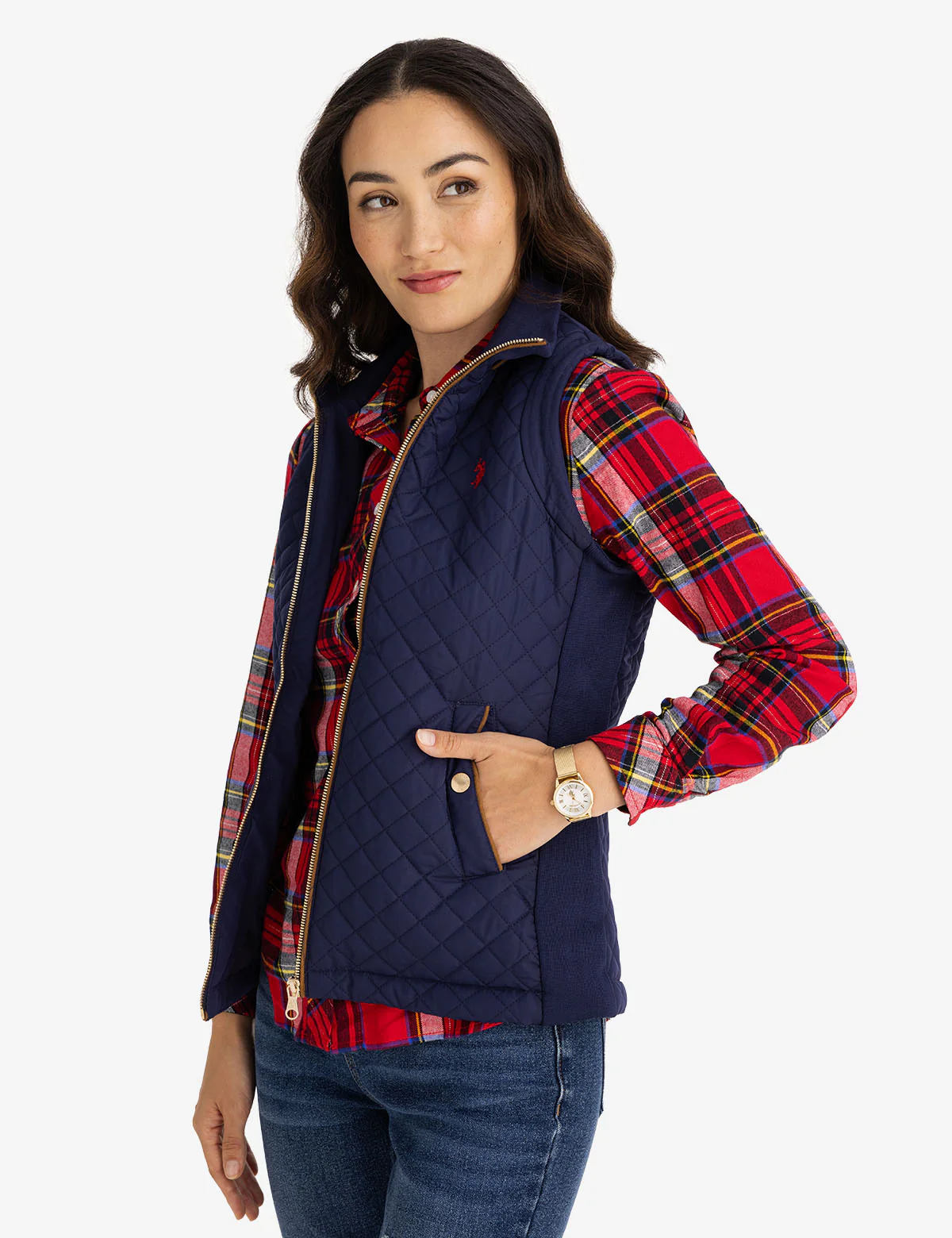 SIDE KNIT QUILTED VEST - Image 3