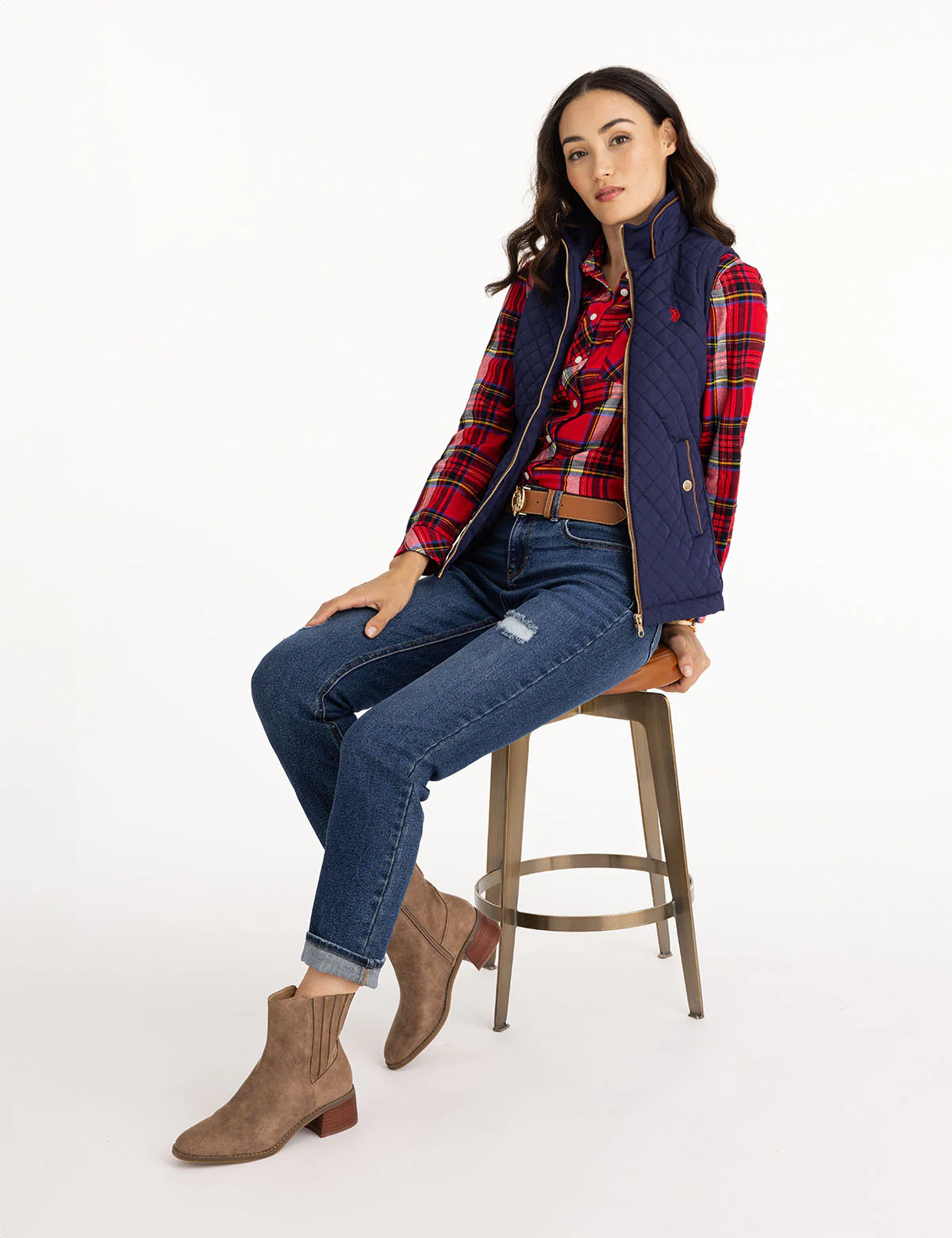 SIDE KNIT QUILTED VEST - Image 8