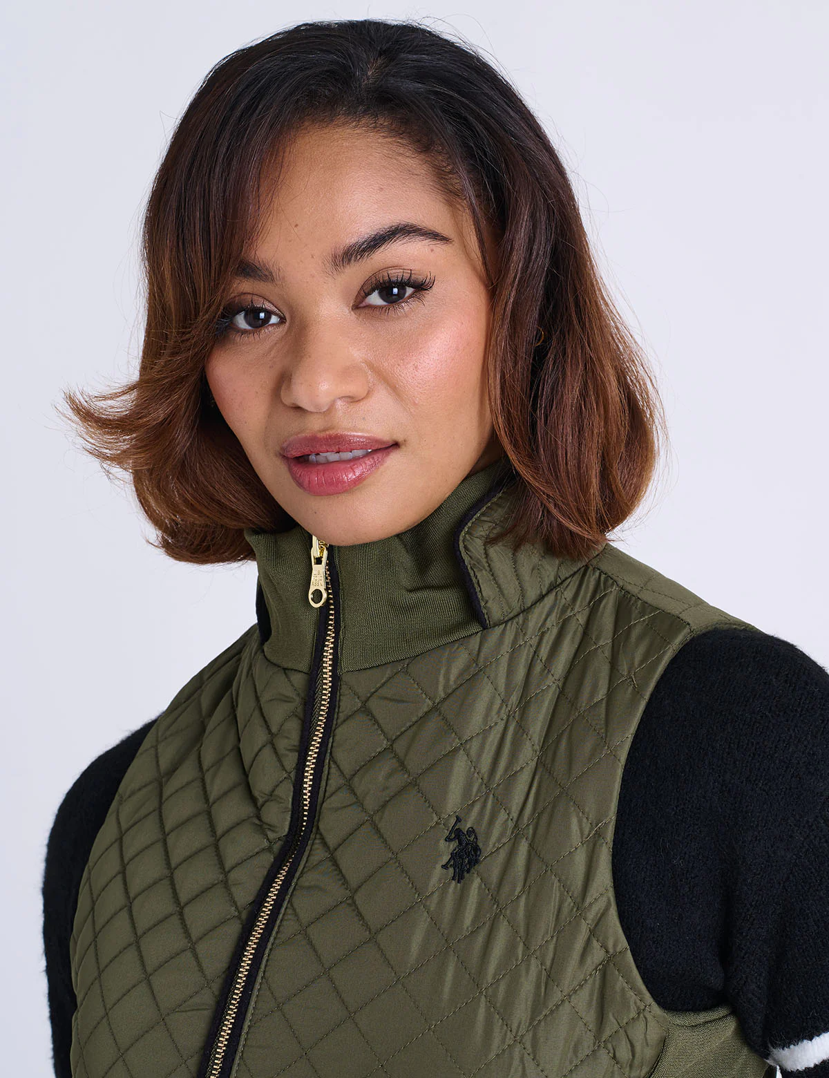 SIDE KNIT QUILTED VEST - Image 2