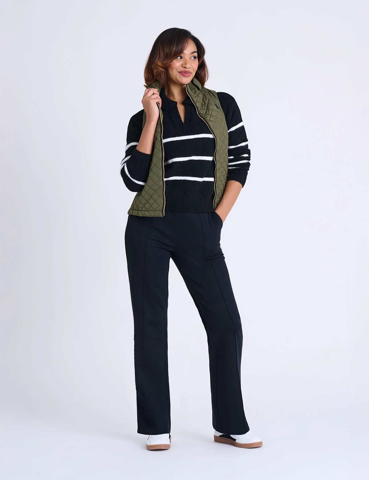 SIDE KNIT QUILTED VEST - Image 4