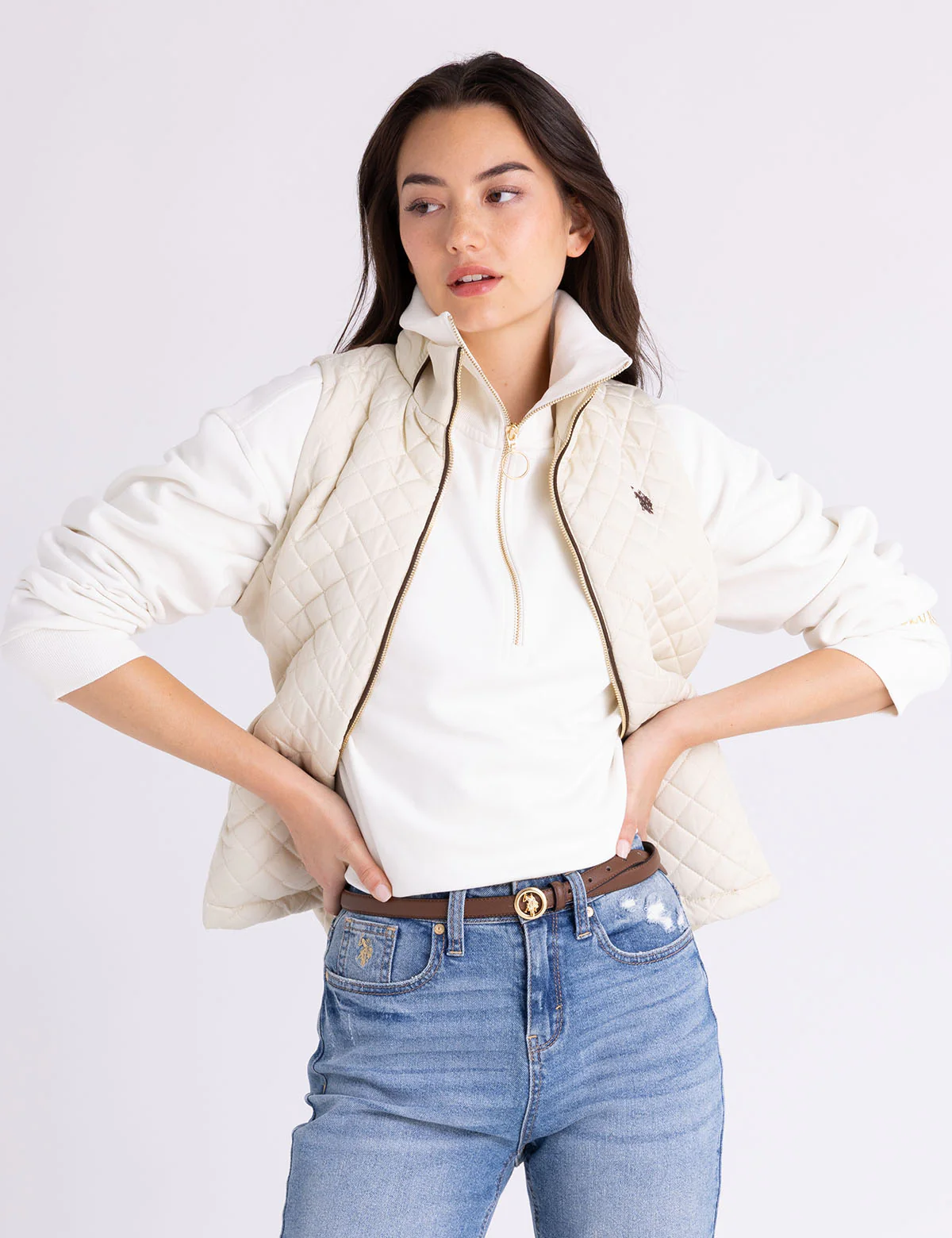 SIDE KNIT QUILTED VEST - Image 7