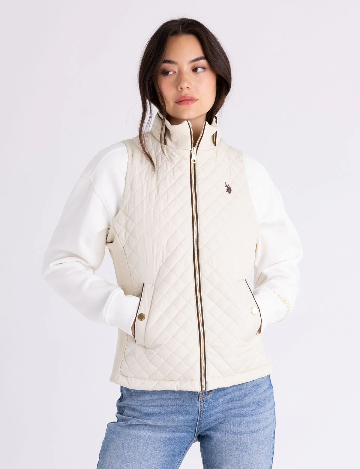 SIDE KNIT QUILTED VEST - Image 9