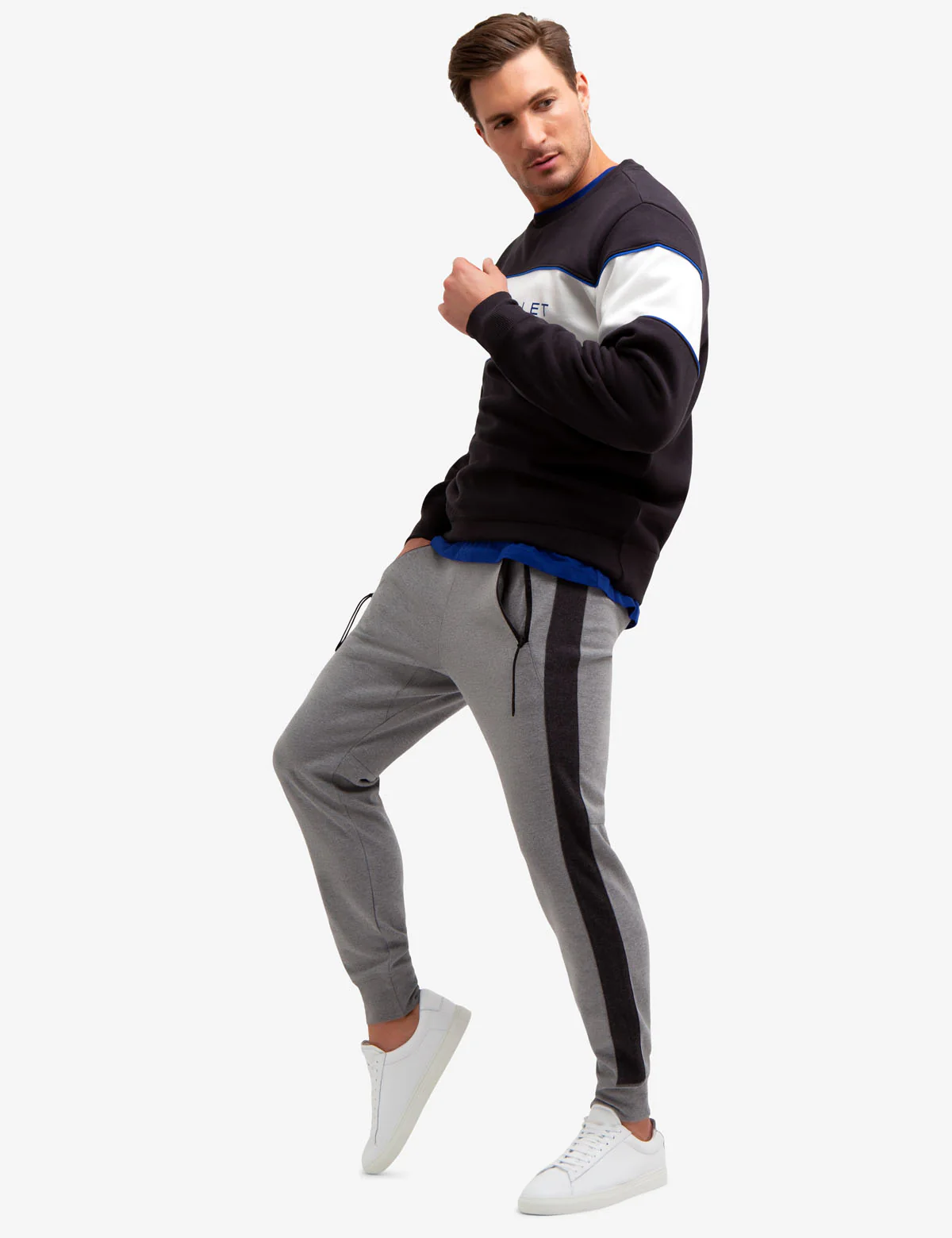 SIDE STRIPE KNIT JOGGERS - Image 5
