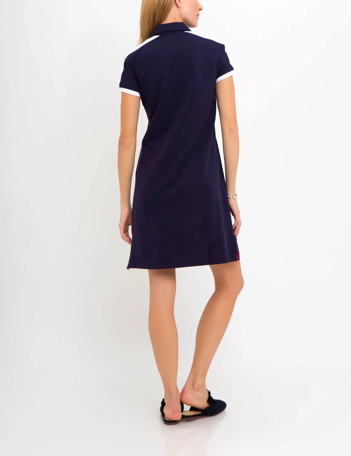 SIDE STRIPE POLO DRESS - Image 3