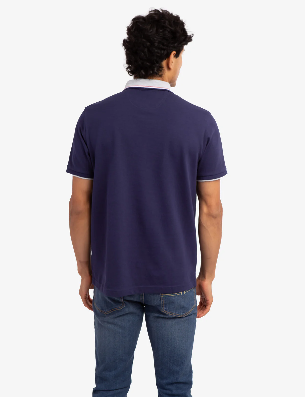 SIGNATURE STRIPE COLLAR PIQUE POLO SHIRT - Image 13