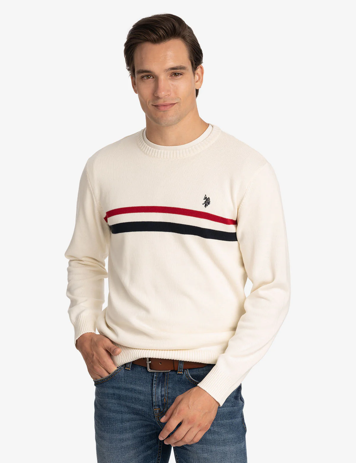 SIGNATURE STRIPE CREW NECK SWEATER - Image 5