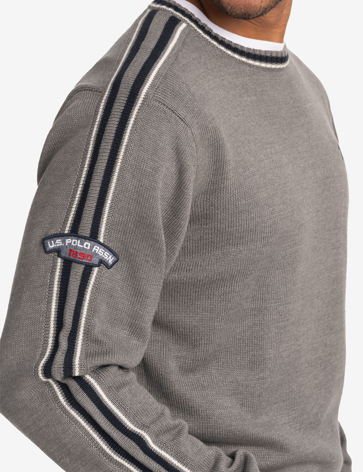 SIGNATURE STRIPE CREW NECK SWEATER - Image 4