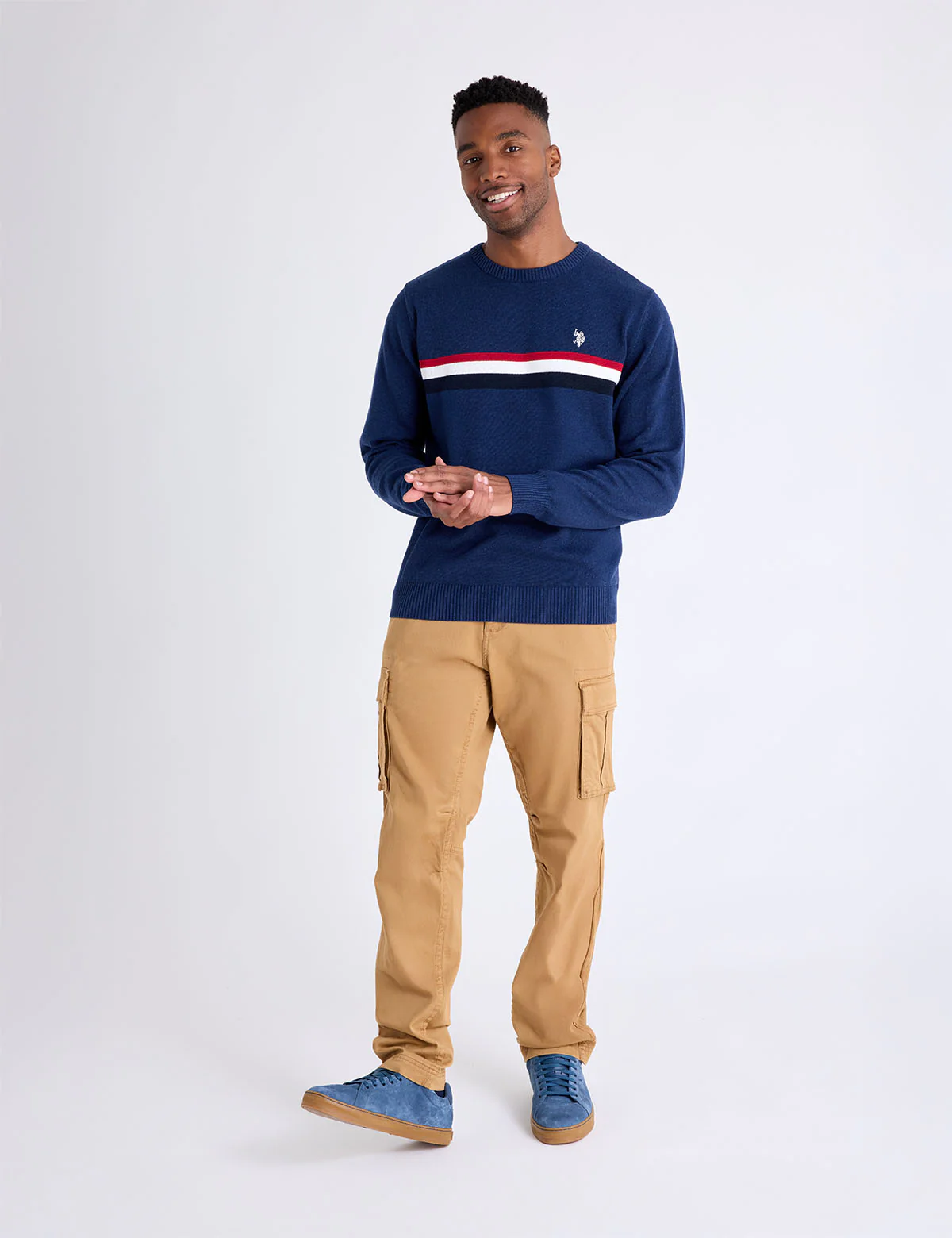 SIGNATURE STRIPE CREW NECK SWEATER - Image 3