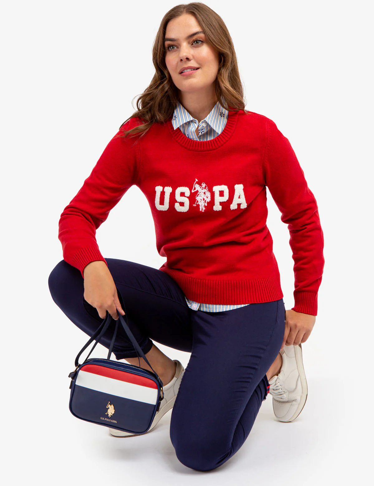 CLASSIC SIGNATURE STRIPE CROSSBODY BAG - Image 3