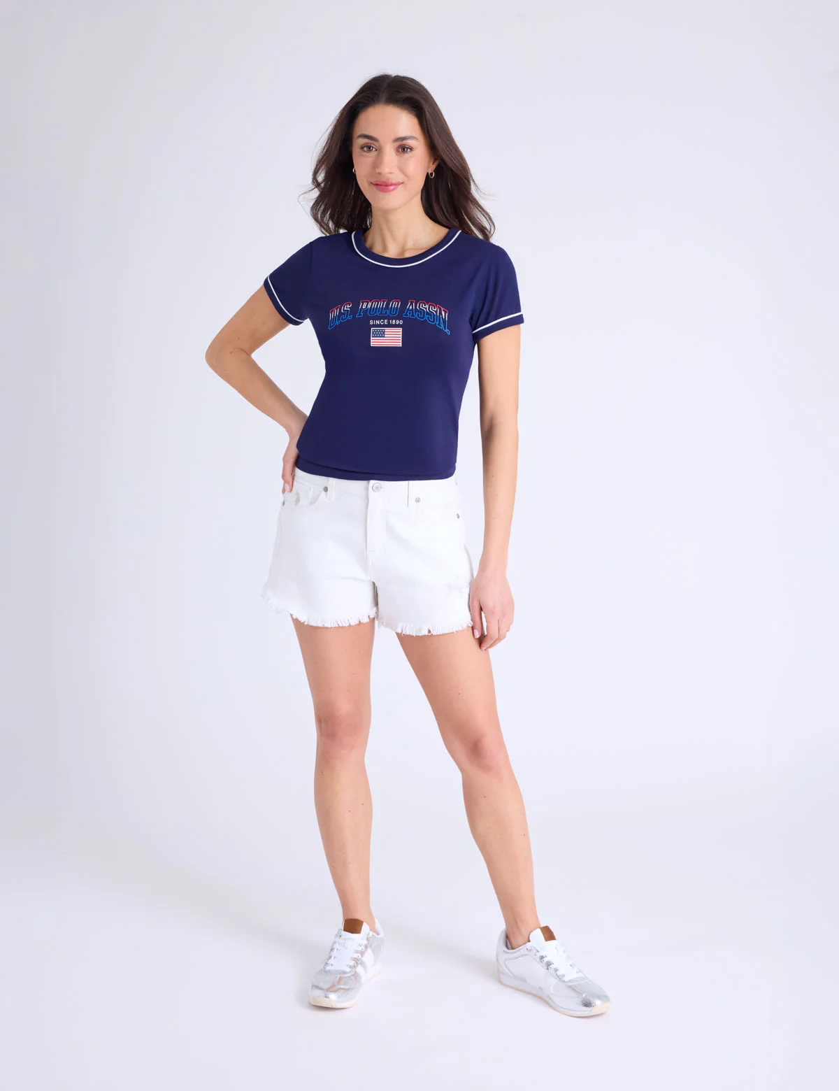 SIGNATURE STRIPE PIPING GRAPHIC T-SHIRT - Image 4