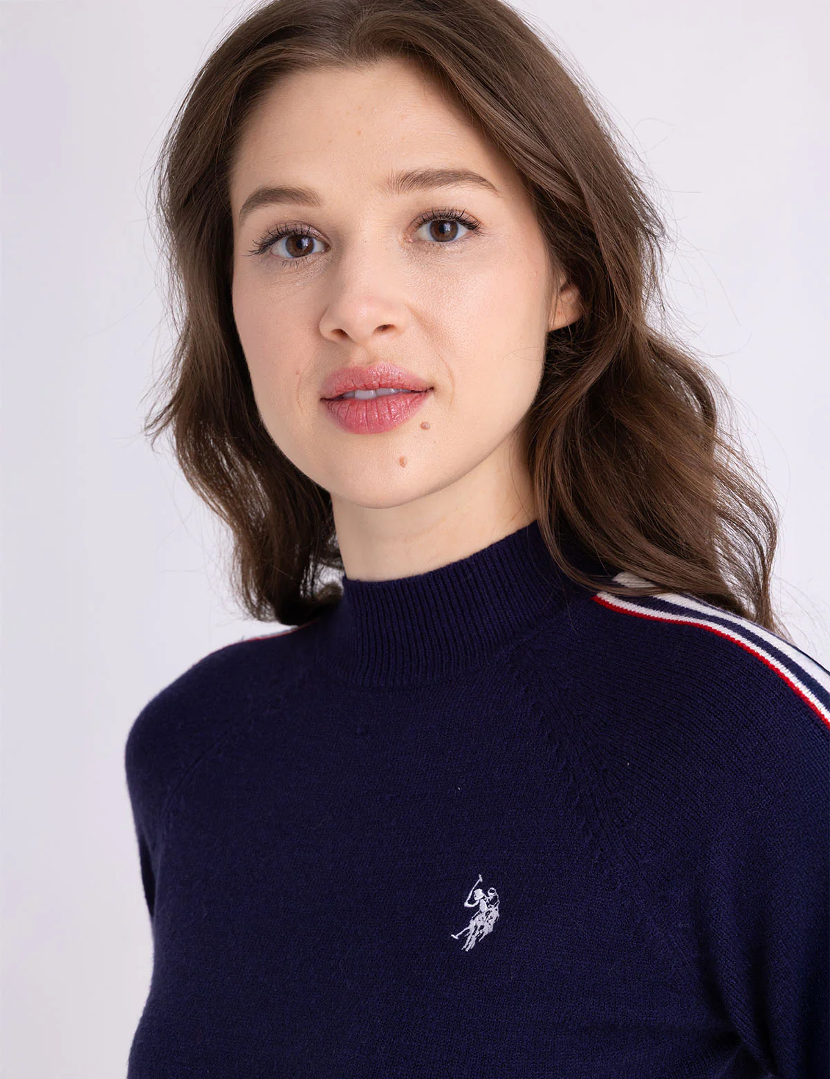 SIGNATURE STRIPE RAGLAN MOCK NECK SWEATER - Image 13