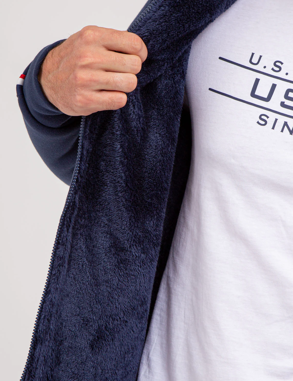 SIGNATURE STRIPE SHERPA HOODIE - Image 8