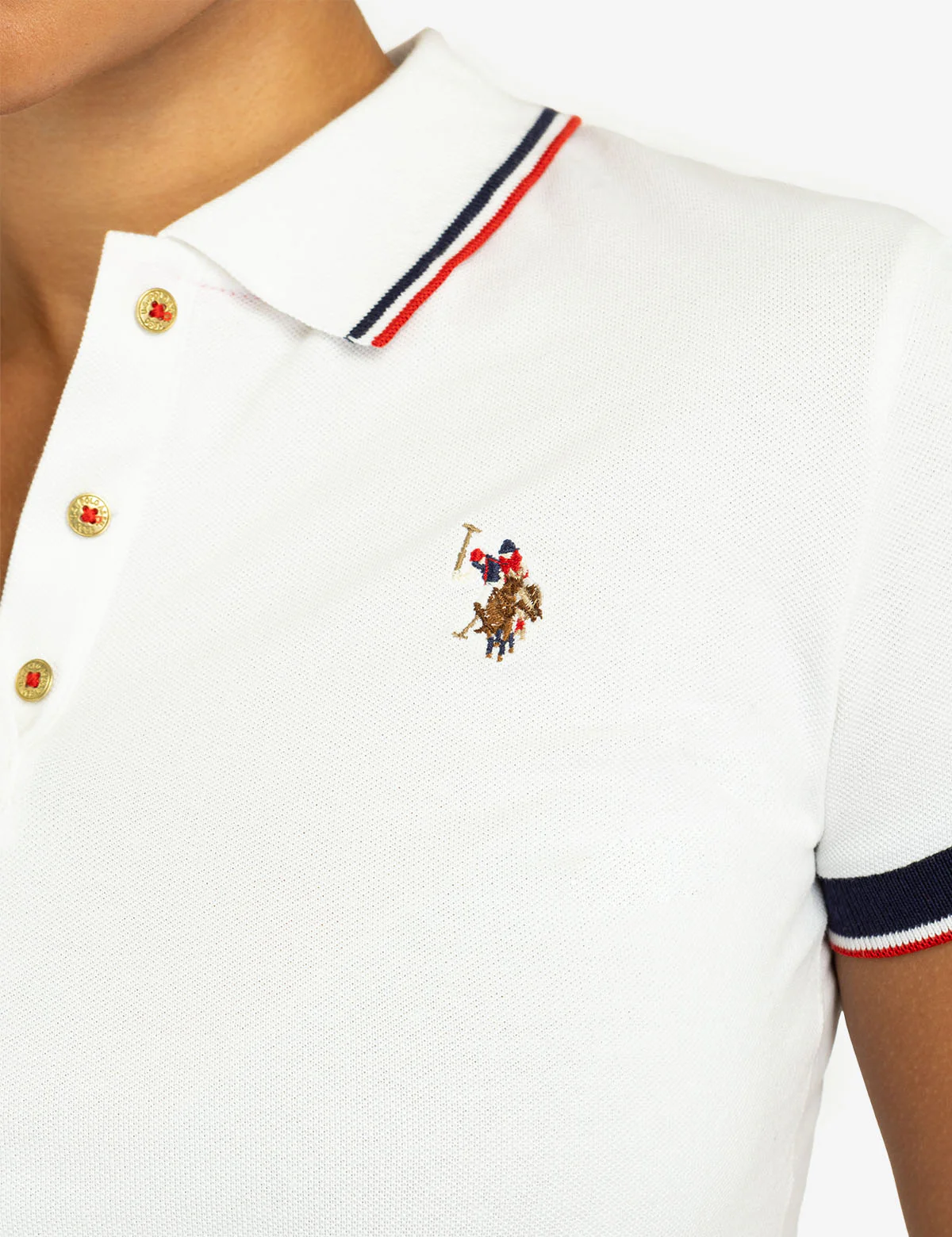 SIGNATURE STRIPE TIPPED POLO SHIRT - Image 2