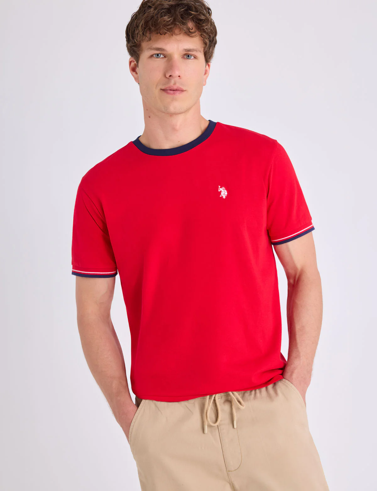 SIGNATURE STRIPE TRIM RINGER T-SHIRT - Image 14