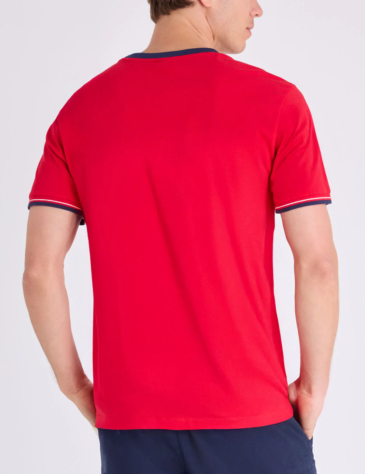 SIGNATURE STRIPE TRIM RINGER T-SHIRT - Image 16