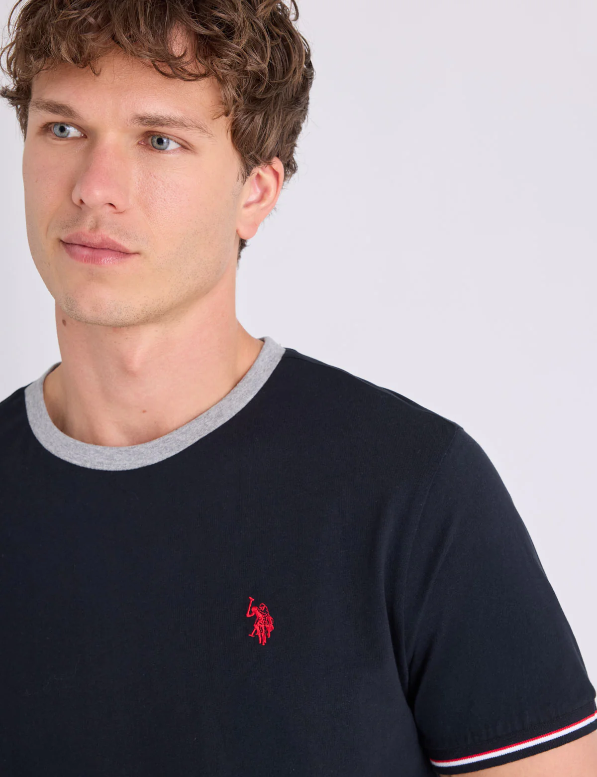 SIGNATURE STRIPE TRIM RINGER T-SHIRT - Image 18
