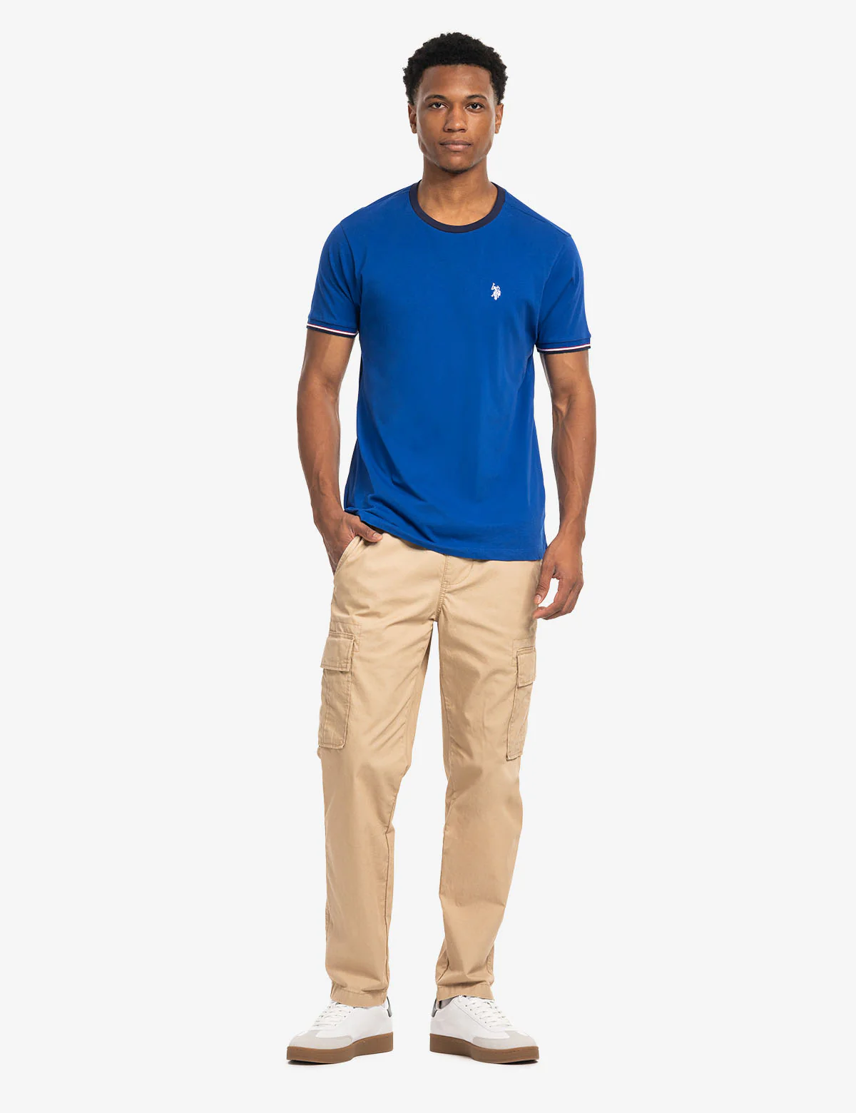 SIGNATURE STRIPE TRIM RINGER T-SHIRT - Image 2