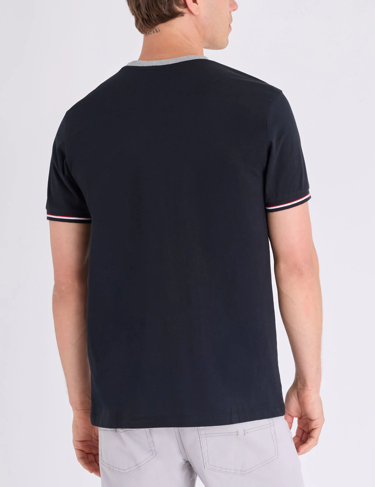 SIGNATURE STRIPE TRIM RINGER T-SHIRT - Image 20