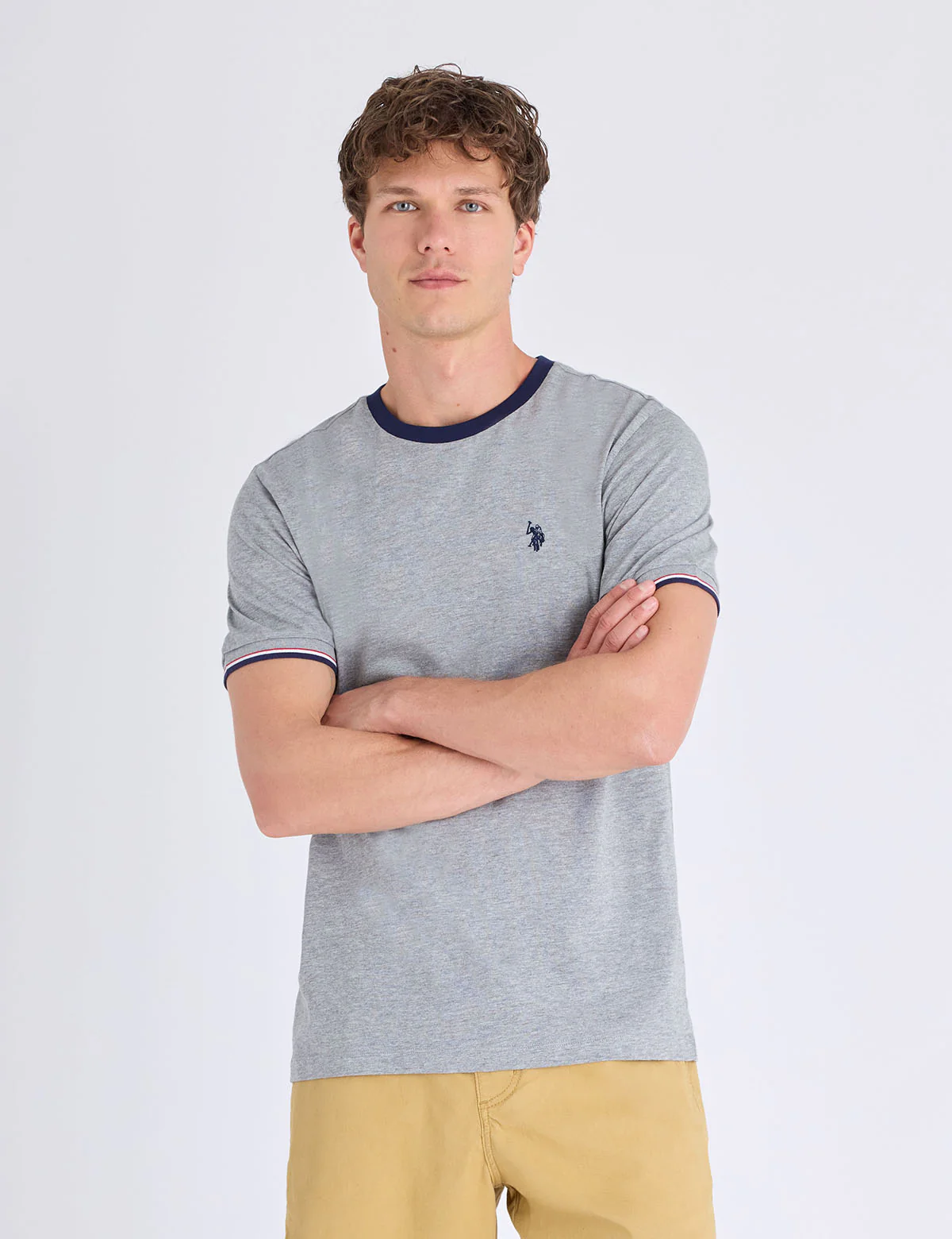 SIGNATURE STRIPE TRIM RINGER T-SHIRT - Image 21