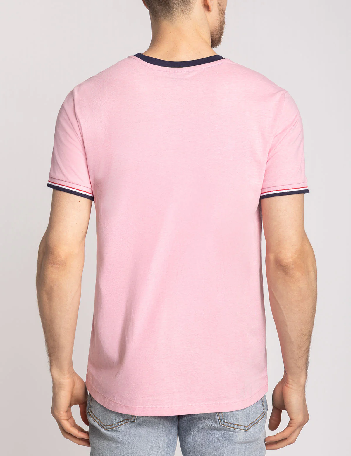 SIGNATURE STRIPE TRIM RINGER T-SHIRT - Image 4