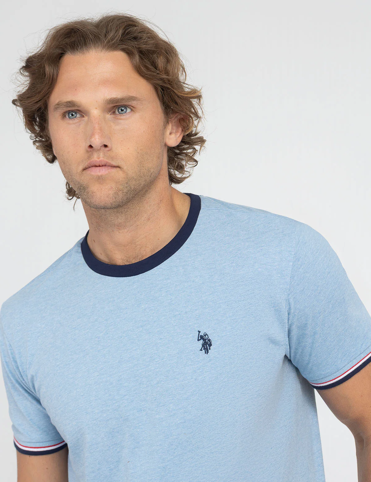 SIGNATURE STRIPE TRIM RINGER T-SHIRT - Image 5