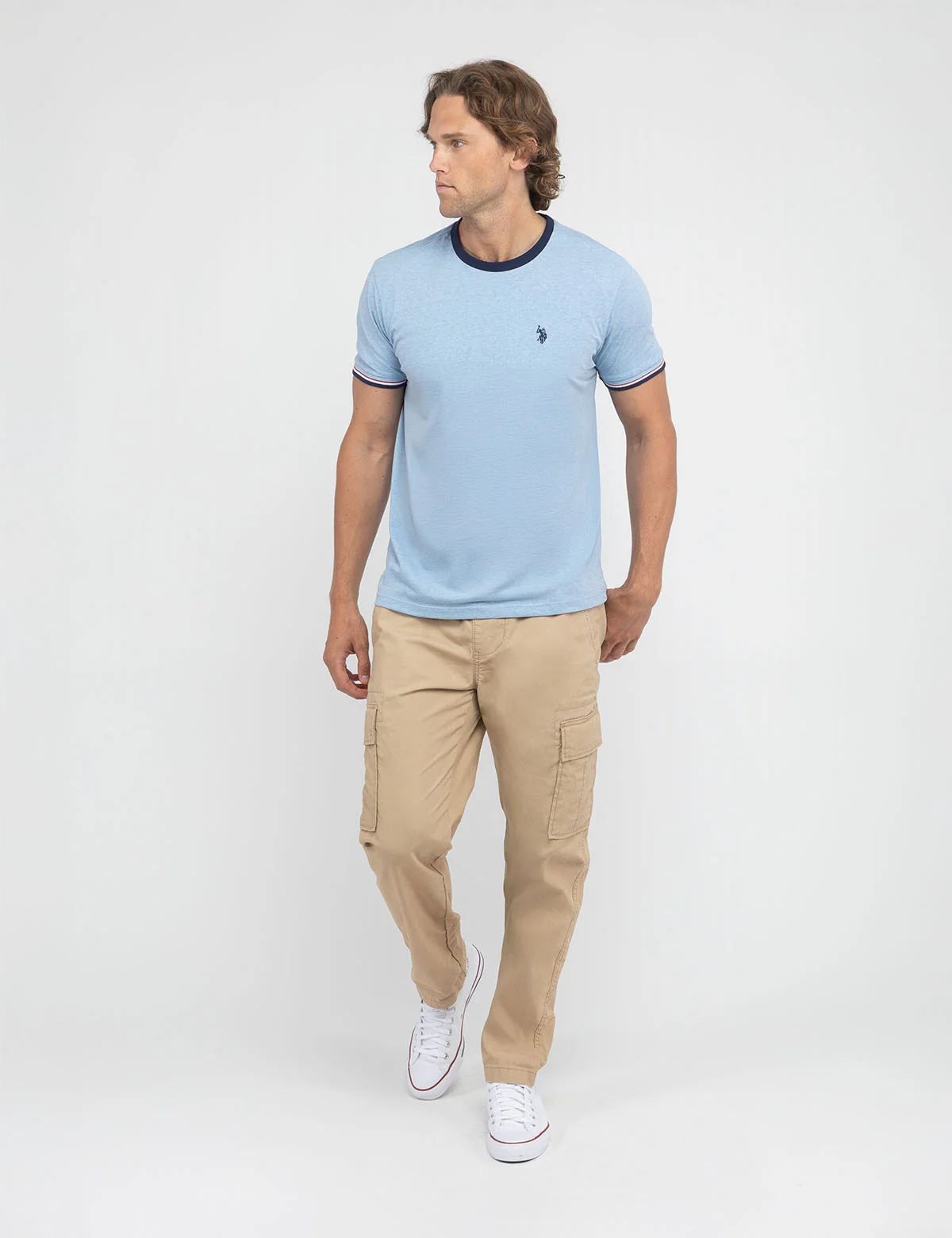 SIGNATURE STRIPE TRIM RINGER T-SHIRT - Image 7