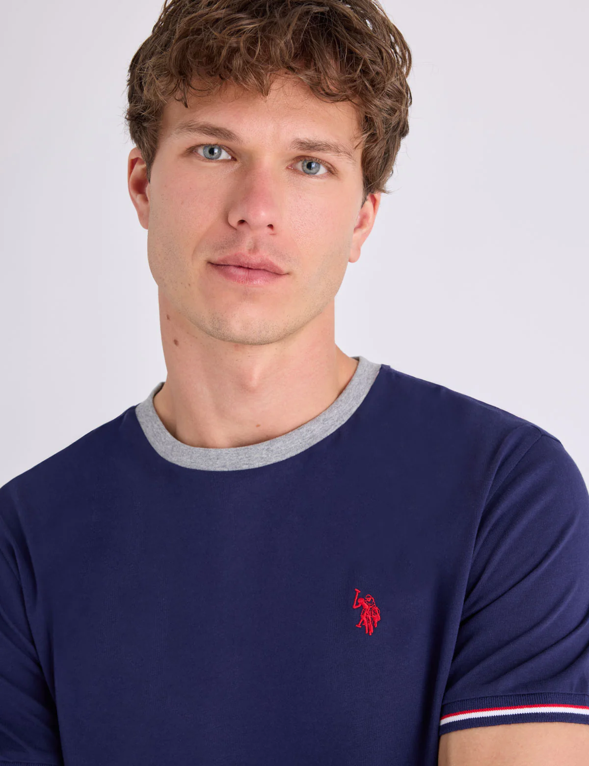 SIGNATURE STRIPE TRIM RINGER T-SHIRT - Image 4