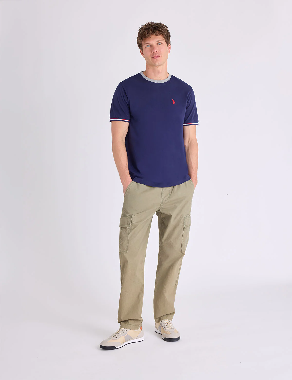 SIGNATURE STRIPE TRIM RINGER T-SHIRT - Image 5