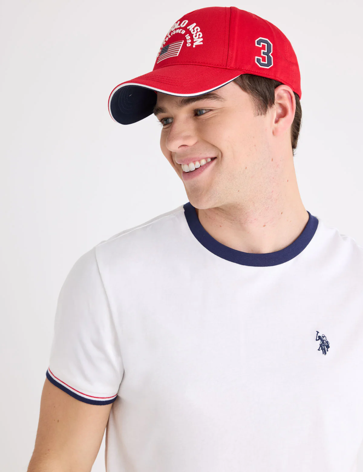 SIGNATURE STRIPE TRIM RINGER T-SHIRT - Image 7