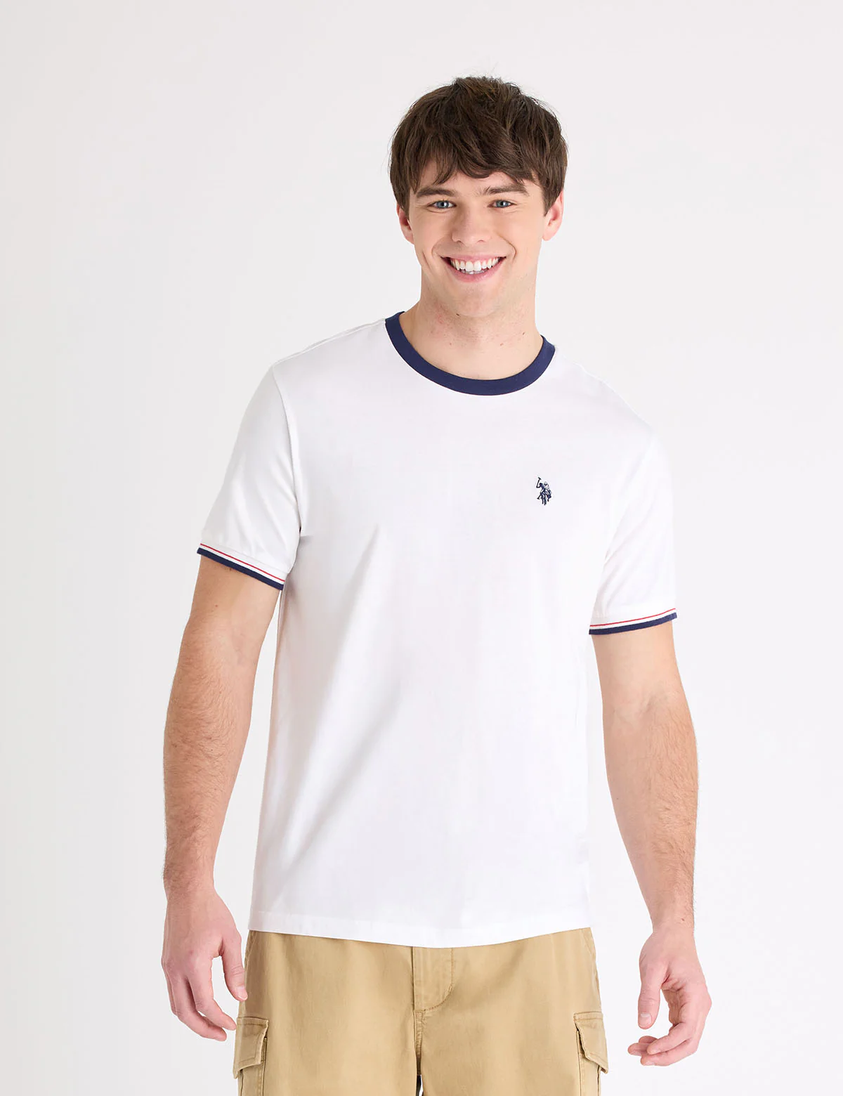 SIGNATURE STRIPE TRIM RINGER T-SHIRT - Image 8