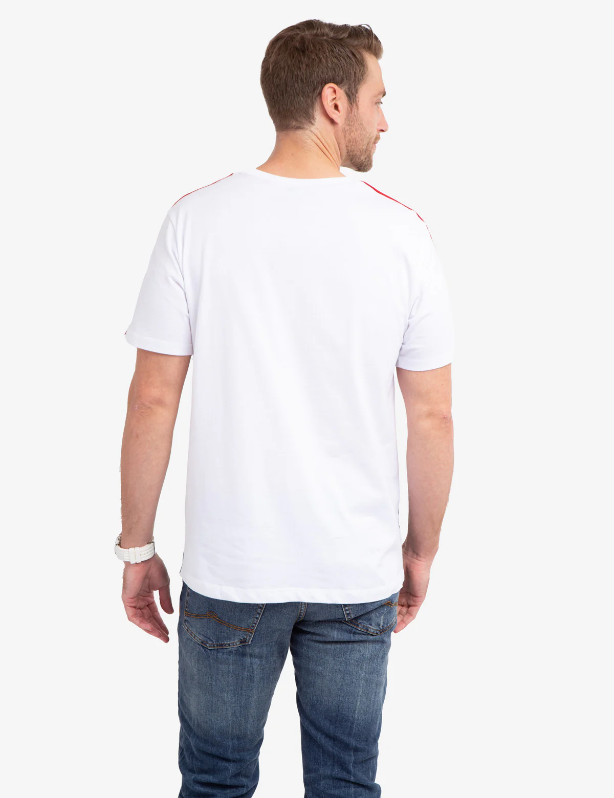 SIGNATURE TRICOT STRIPE COLORBLOCK T-SHIRT - Image 4