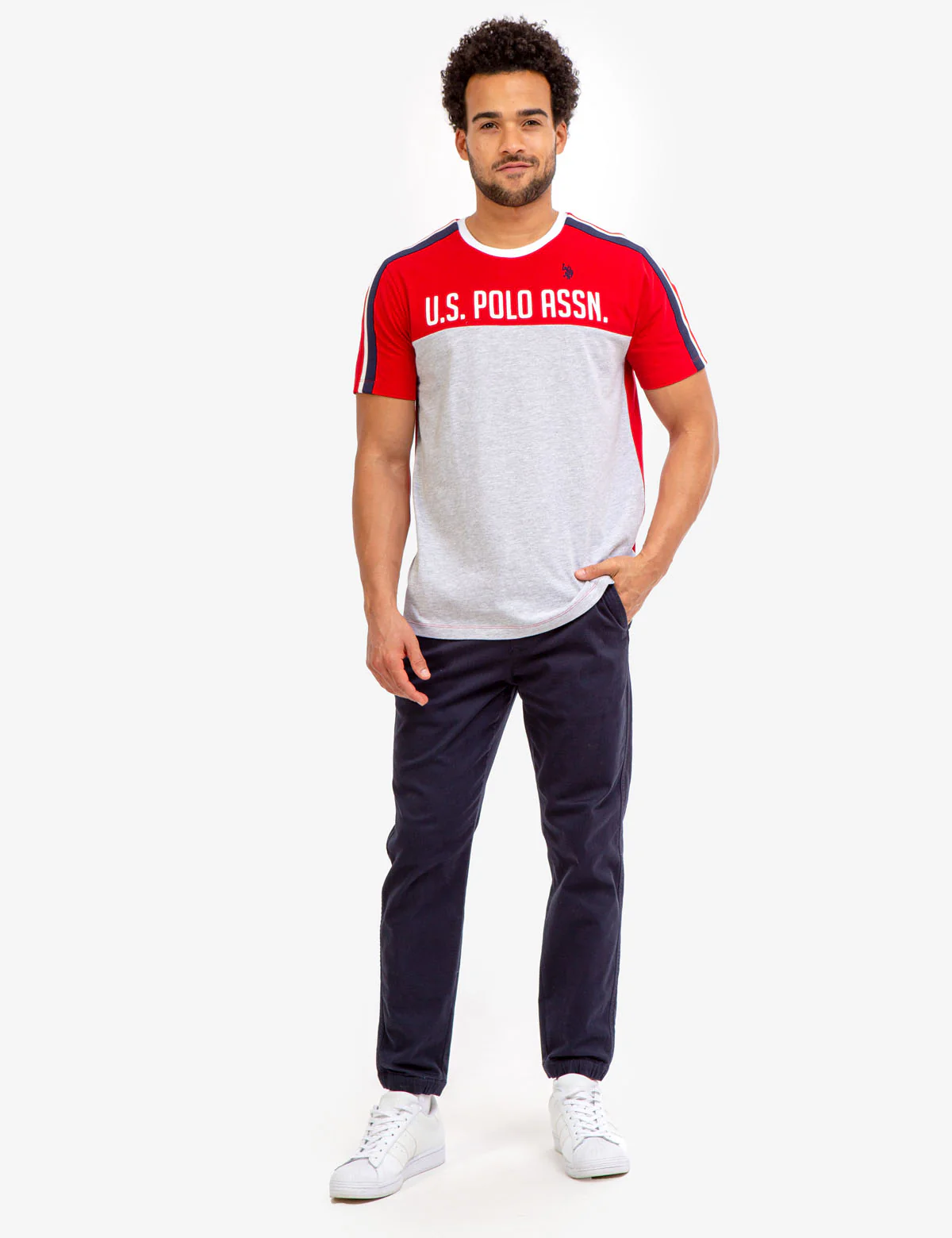 SIGNATURE TRICOT STRIPE COLORBLOCK T-SHIRT - Image 7