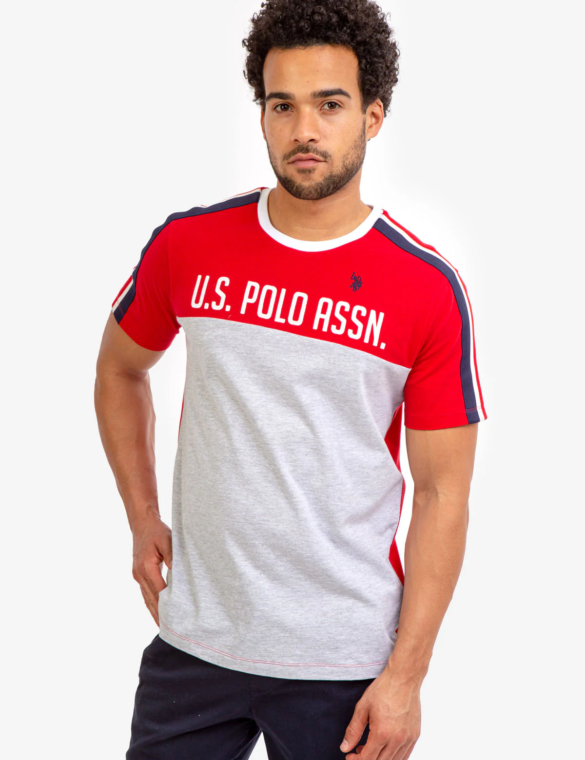 SIGNATURE TRICOT STRIPE COLORBLOCK T-SHIRT - Image 9
