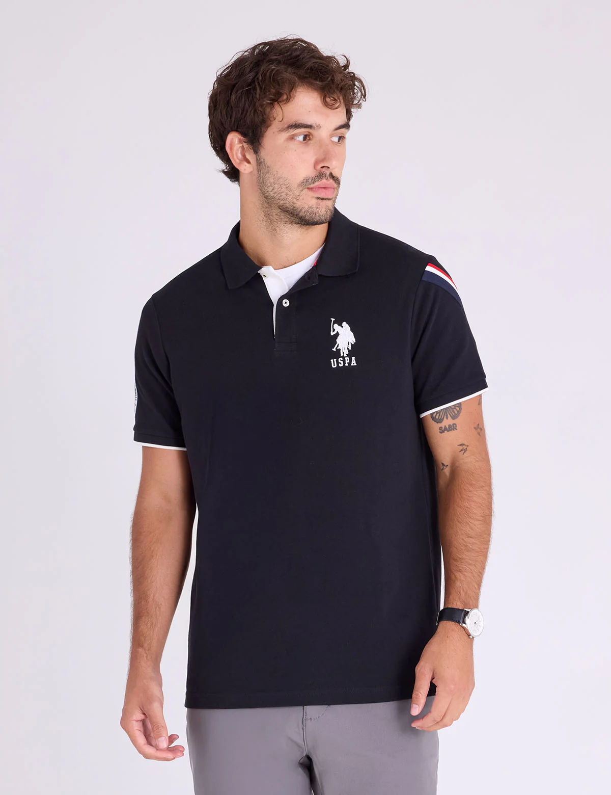 SIGNATURE TRICOT TAPE PIQUE POLO SHIRT - Image 2